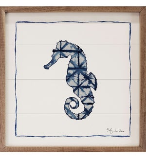 Blue Pattern Seahorse By Audrey Jeanne Roberts